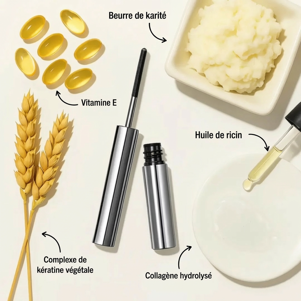 Mascara Naturel Almalys – Longueur, Soin et Allongeant, 100% Naturel