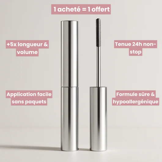Mascara naturel, effet longueur & soin renforcé