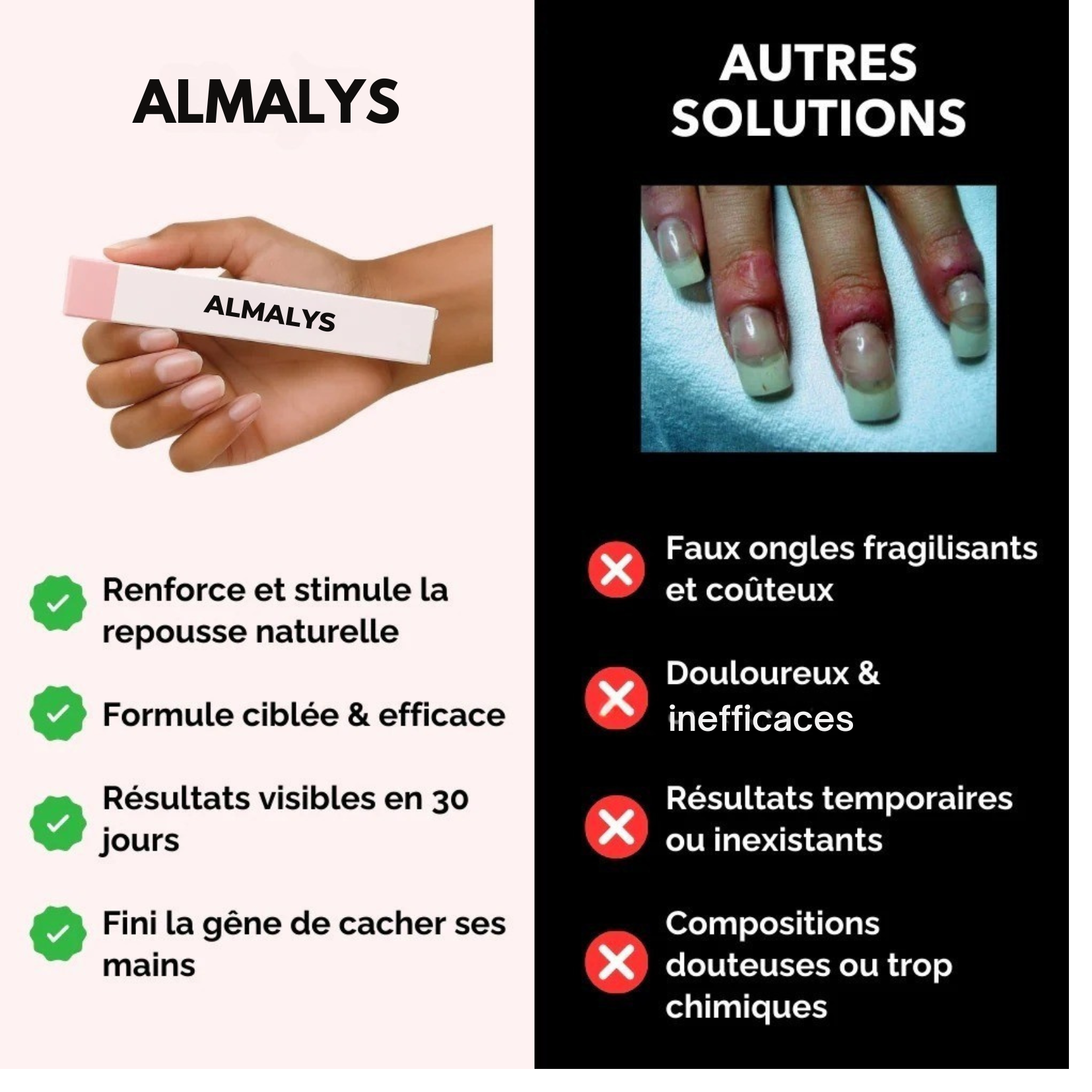 Sérum Ongles Almalys - Accelérateur de pousse