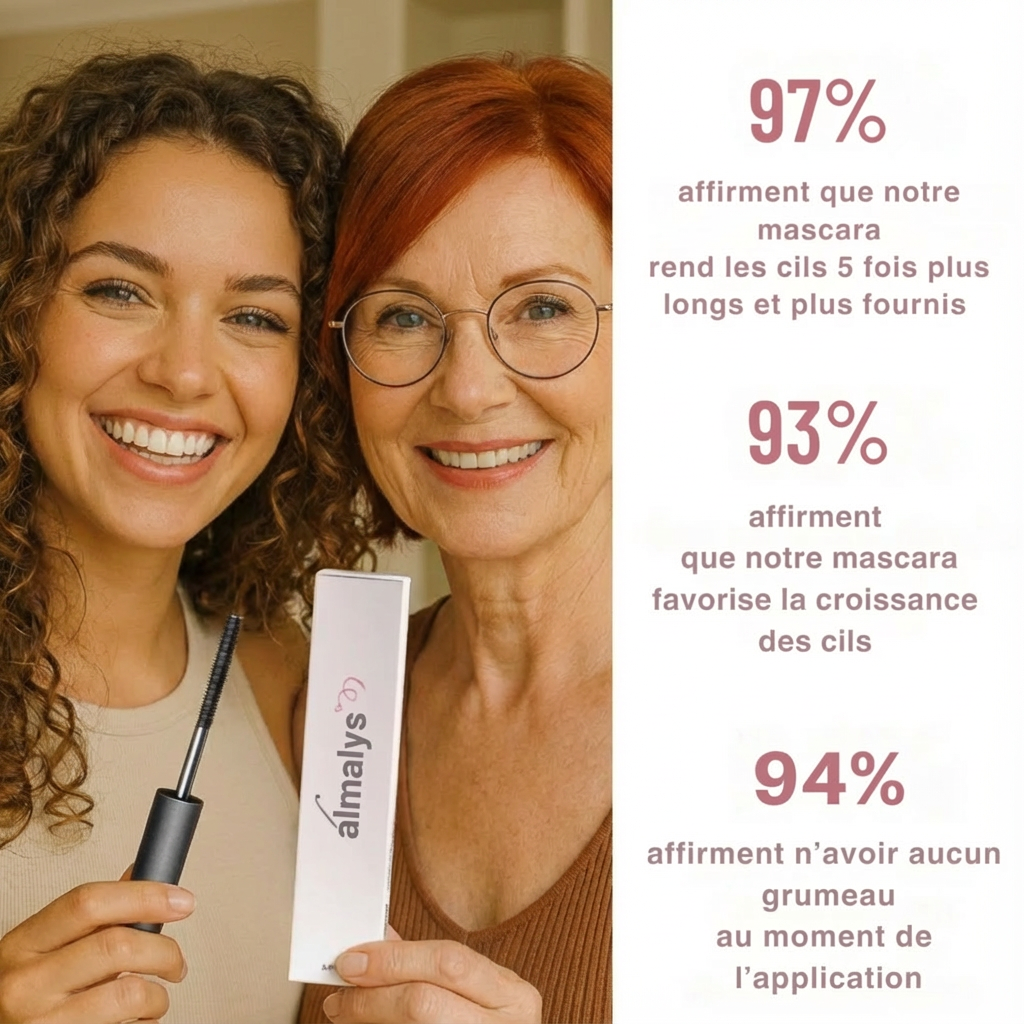 Mascara naturel, effet longueur & soin renforcé