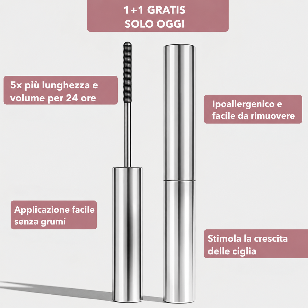 Almalys — Il mascara con applicatore in metallo pensato per le ciglia mature