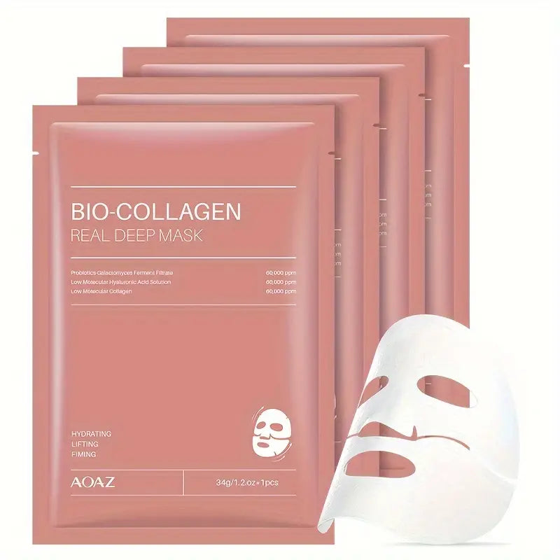 Masque Profond Réel Bio-Collagène x 4 pièces