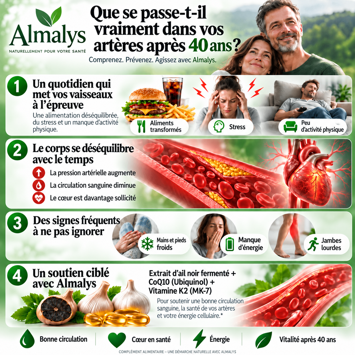 Vusilia Knovita – Extrait d'ail maturé 24 mois avec CoQ10 et vitamine K2